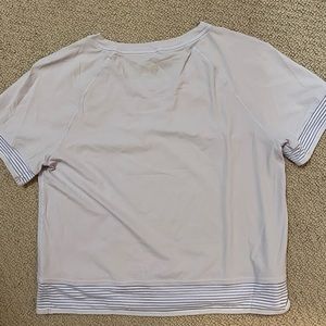 Lululemon boxy crop workout tee